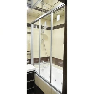 Шторка на ванну 170x150 GV-403A прозрачное стекло GUTEWETTER PRACTIC PART