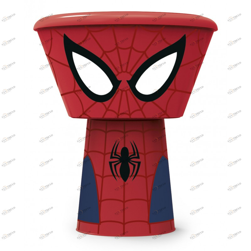 Набор пластиковой посуды "Человек-паук", 3 предмета (в виде героя) STOR ЧЕЛОВЕК-ПАУК 335860 Красный Santreyd 