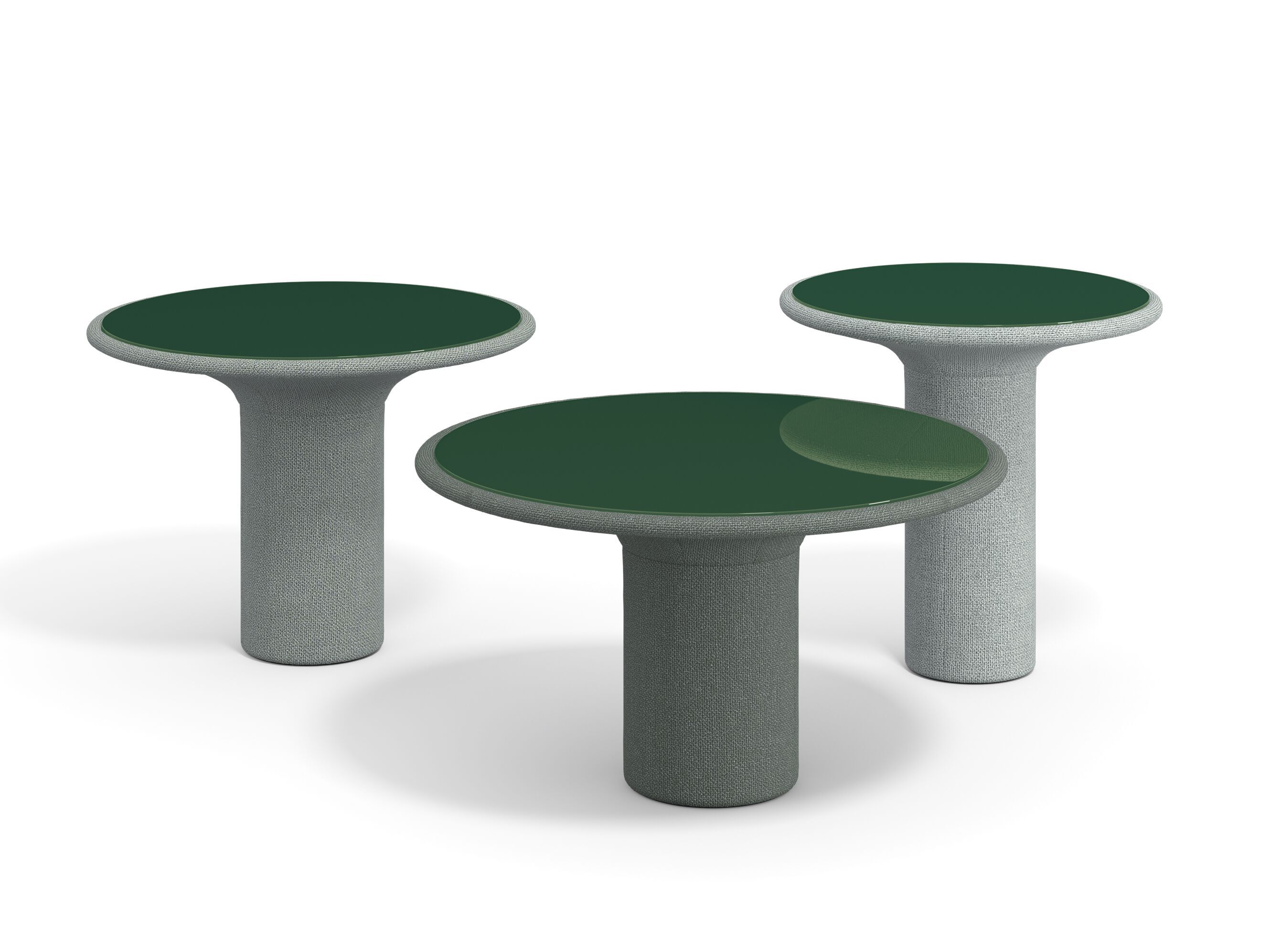 Круглый стеклянный журнальный столик COR ECHO ARCH-00112089