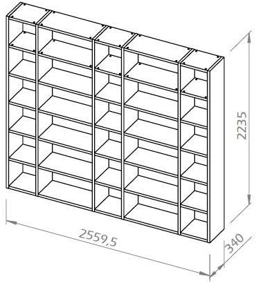 TemaHome Открытая полка Pombal sun-id-1428037 - Вид №25