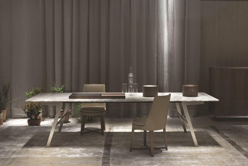 Flexform Прямоугольный обеденный стол из мрамора Soffio sun-id-1356897 - Вид №3