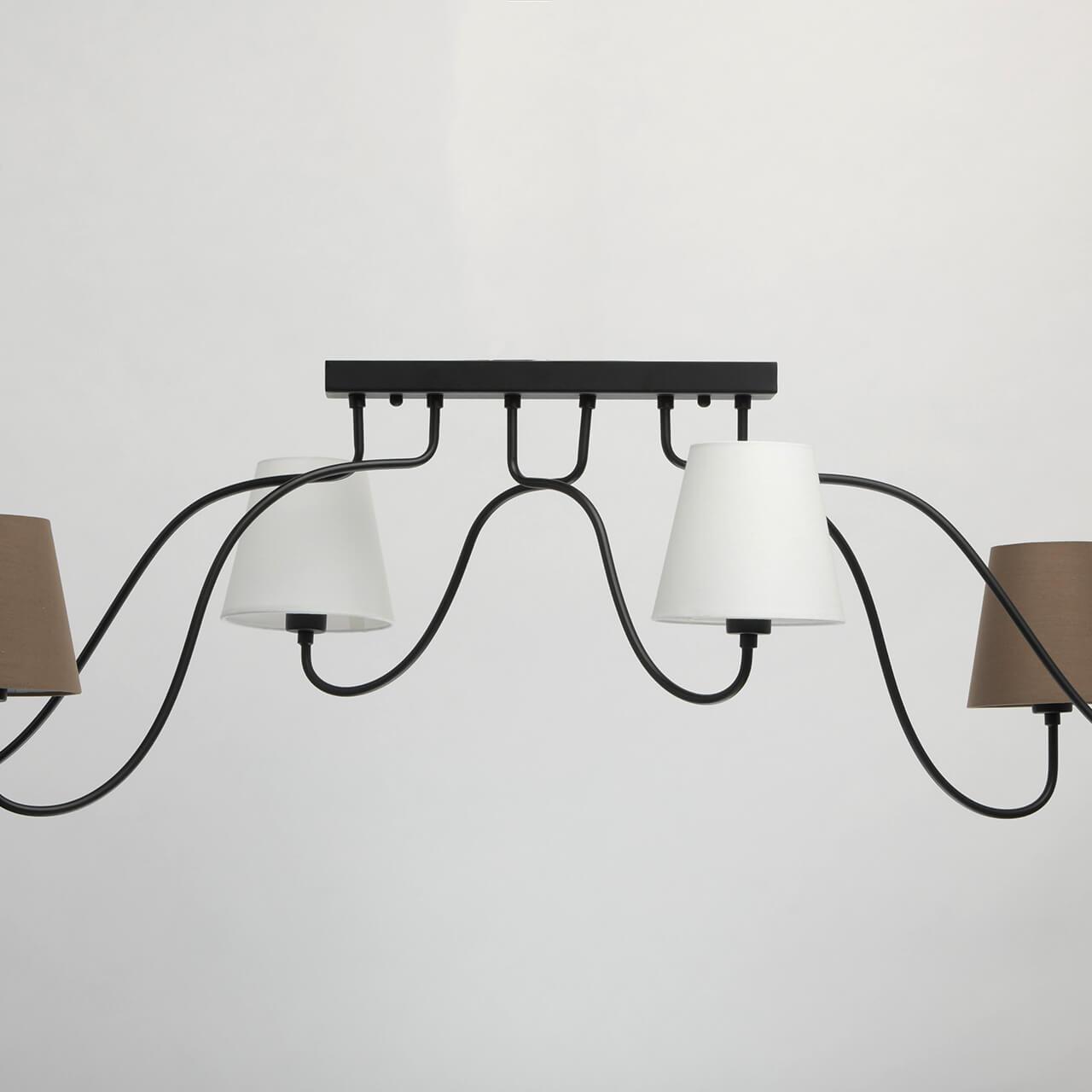 Потолочная люстра MW-Light Эйберген 1 723010106 MW-LIGHT ДИЗАЙНЕРСКИЕ, ЭЙБЕРГЕН 184325 Коричневый  - Вид №1