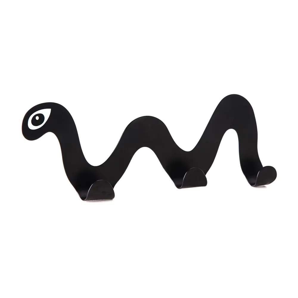 Планка Irony 3 крючка цвет чёрный MOROSHKA STLM-2177490