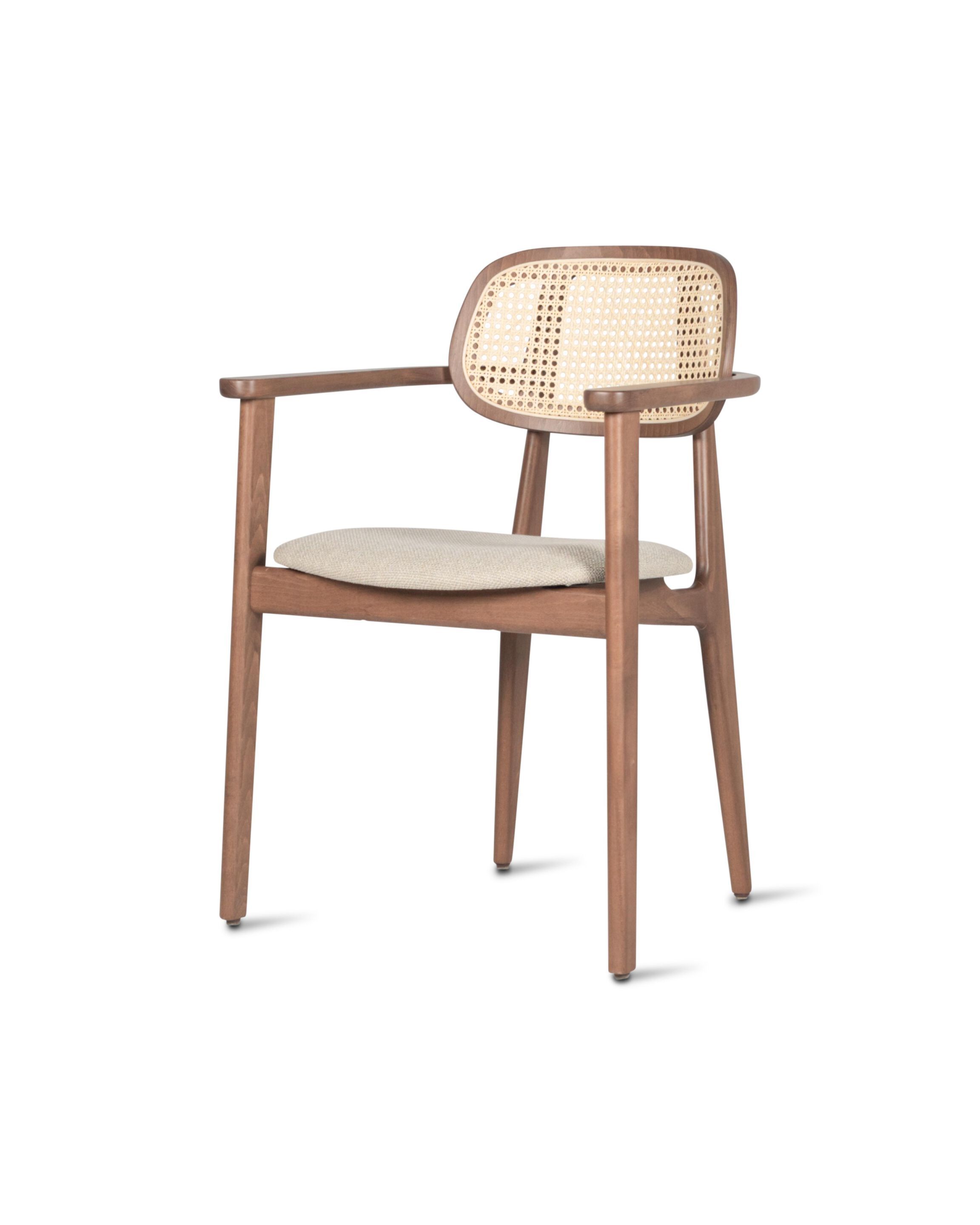 Дубовый стул с подлокотниками и мягким сиденьем Vincent sheppard Titus ARCH-00146418 - Вид №14