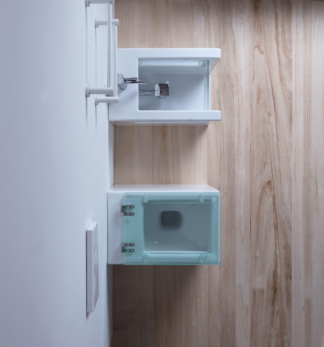 GLWC012 Напольный унитаз приставной GSG CERAMIC GLASS - Вид №4