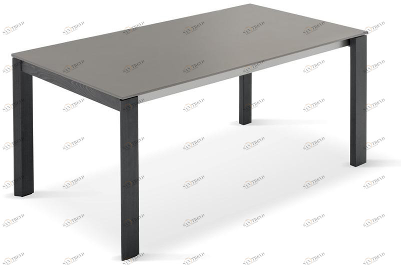 Febal Casa Раздвижной прямоугольный стол из дерева и стекла sun-id-1492851