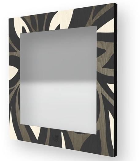 LIGNIS® Квадратное настенное зеркало в раме Dolcevita abstract 12.007 - Вид №1
