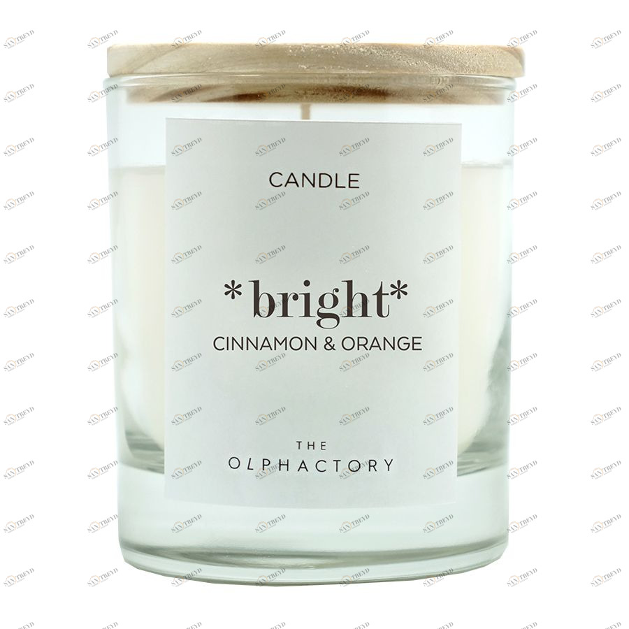 Свеча ароматическая BRIGHT - Корица & Апельсин, 40 ч Ambientair VV402NCTO