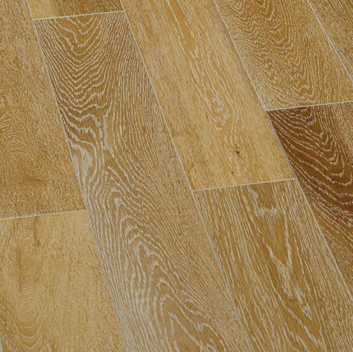 Массивная доска Magestik floor С покрытием Беленый () (400-1800)x180x20мм Дуб с брашью (Текстурированная) 400-1800х180 мм MGK Magestic floor 2600300189 - Вид №3