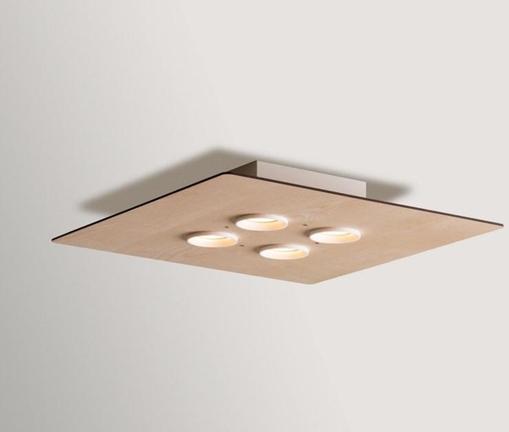 Milan Iluminacion Точечный светильник квадратный из ясеня  6710  - Вид №1