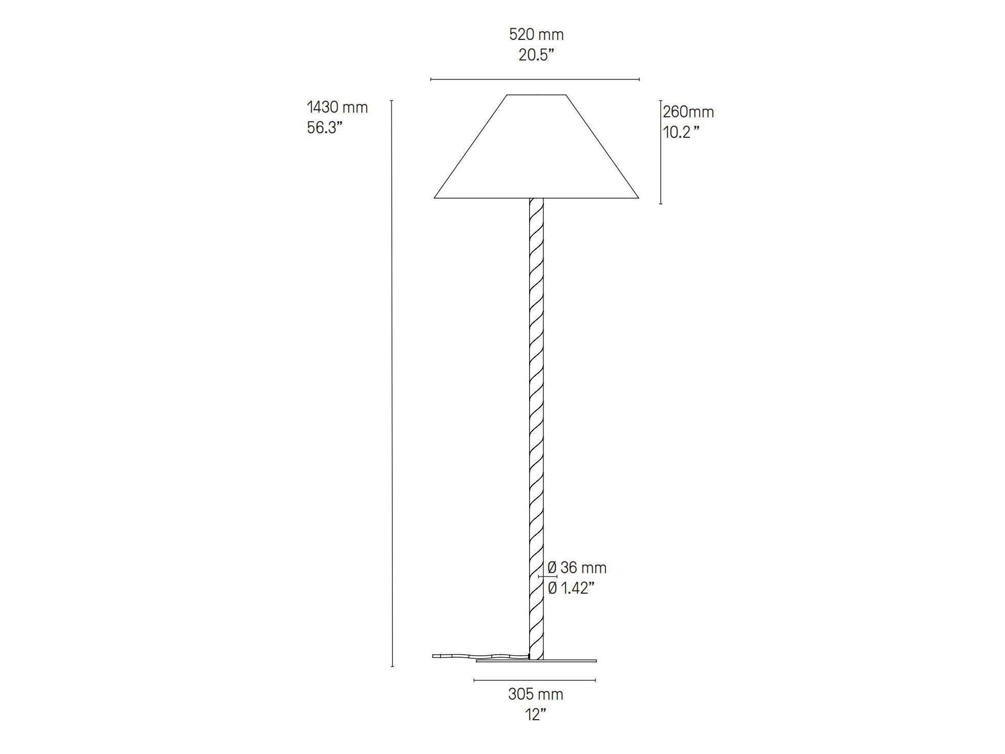 Латунь светодиодный торшер CVL Luminaires Candy ARCH-00039730 - Вид №5