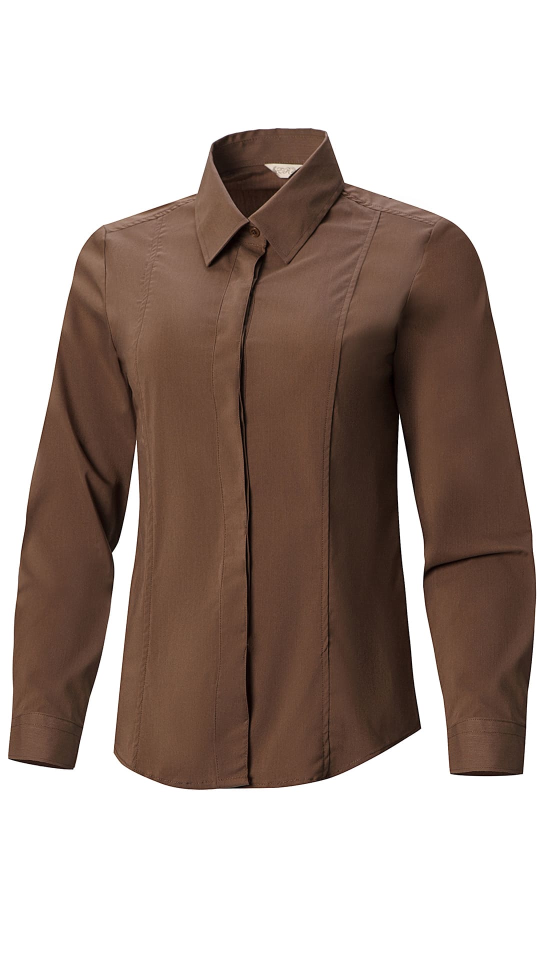 62512 Рубашка женская  chocolate El-Risto  Корпоративная одежда  размер 46 (L) 
