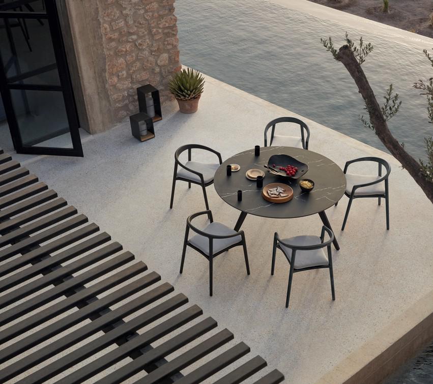 Кресло teak nero Manutti Solid MNST02 - Вид №14