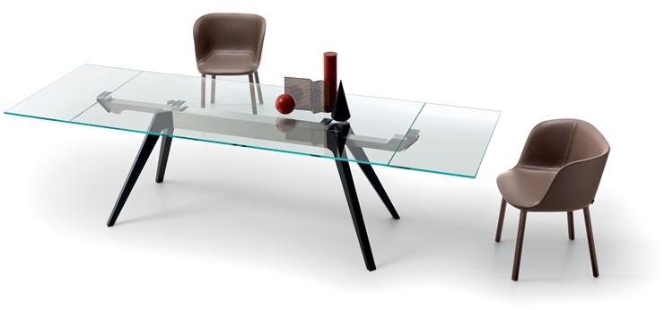 PIANCA Раздвижной прямоугольный стеклянный стол sun-id-1359012 - Вид №1