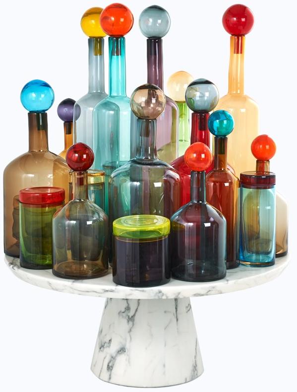 Pols Potten Круглый журнальный столик из мдф для гостиной  530-010-002  - Вид №2