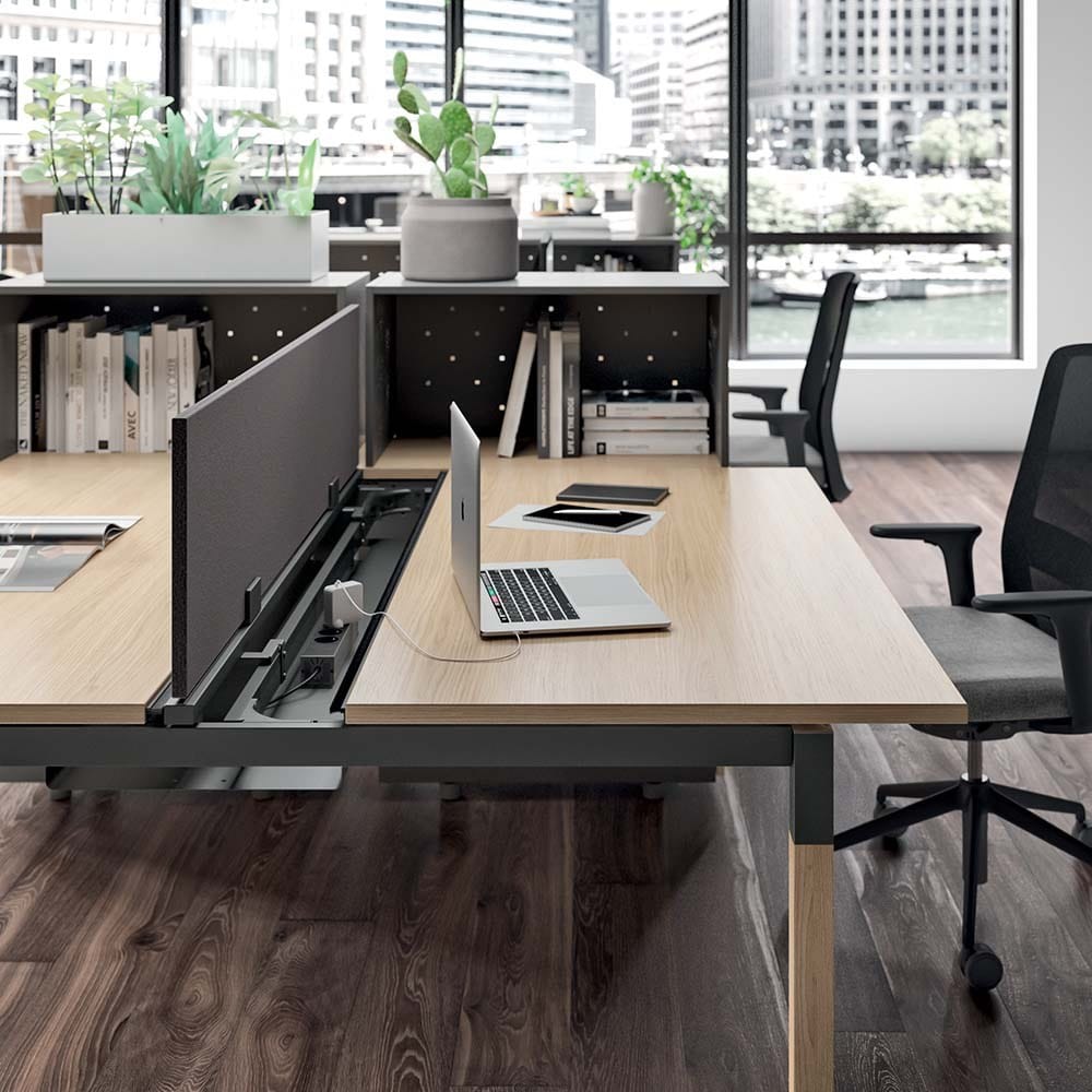 Модульный рабочий стол Quadrifoglio Group дизайн-офис ARCH-00089584 - Вид №10