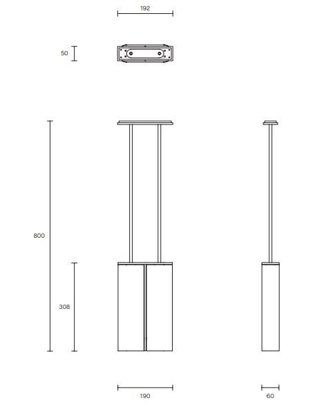 Подвесной светильник из дутого стекла Articolo Studios тонкий ARCH-00089741 - Вид №6