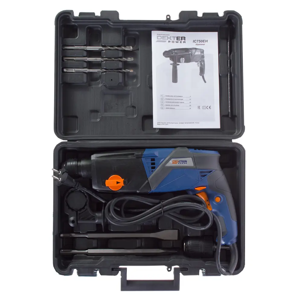 Перфоратор Dexter, 750 Вт, 2,5 Дж 13086907 STLM-2088385 DEXTER POWER  - Вид №3