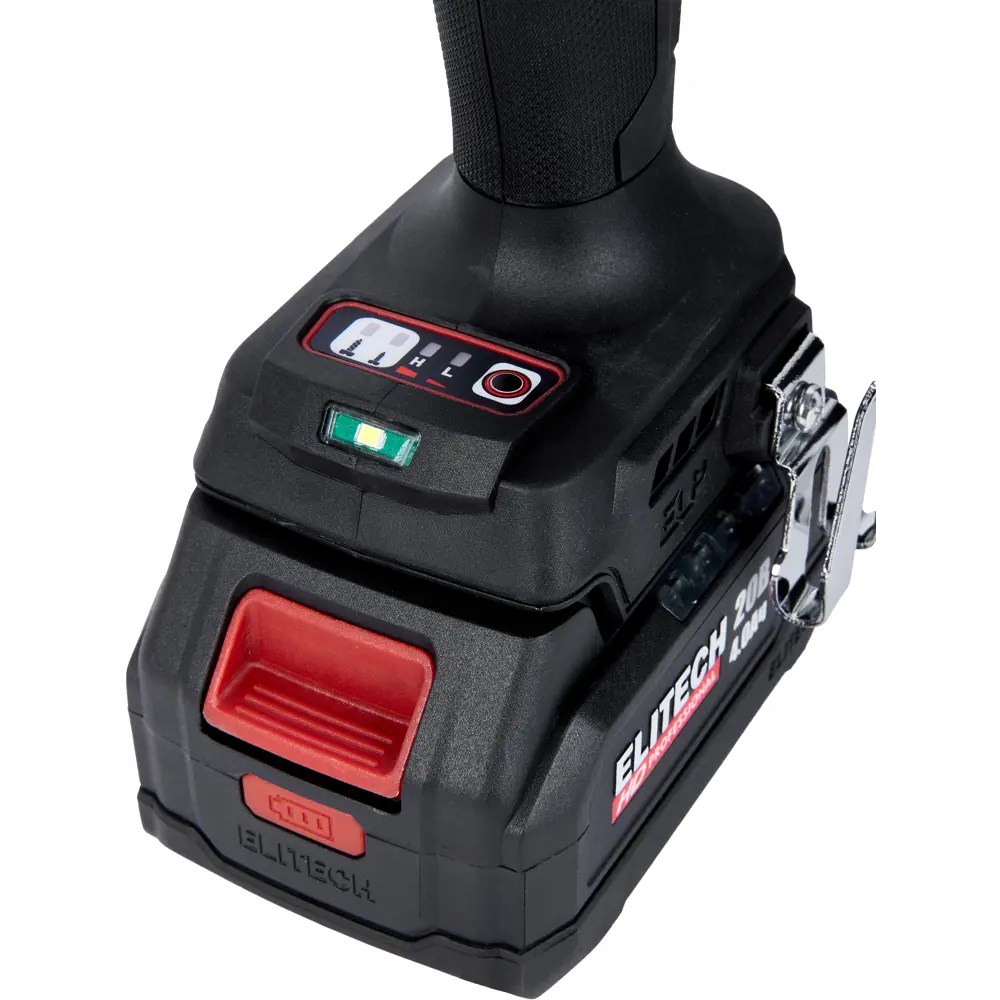 Аккумуляторный ударный шуруповерт Elitech HD CS2003SL 20В с двумя АКБ 4Ач 89399188 STLM-1347782 - Вид №3