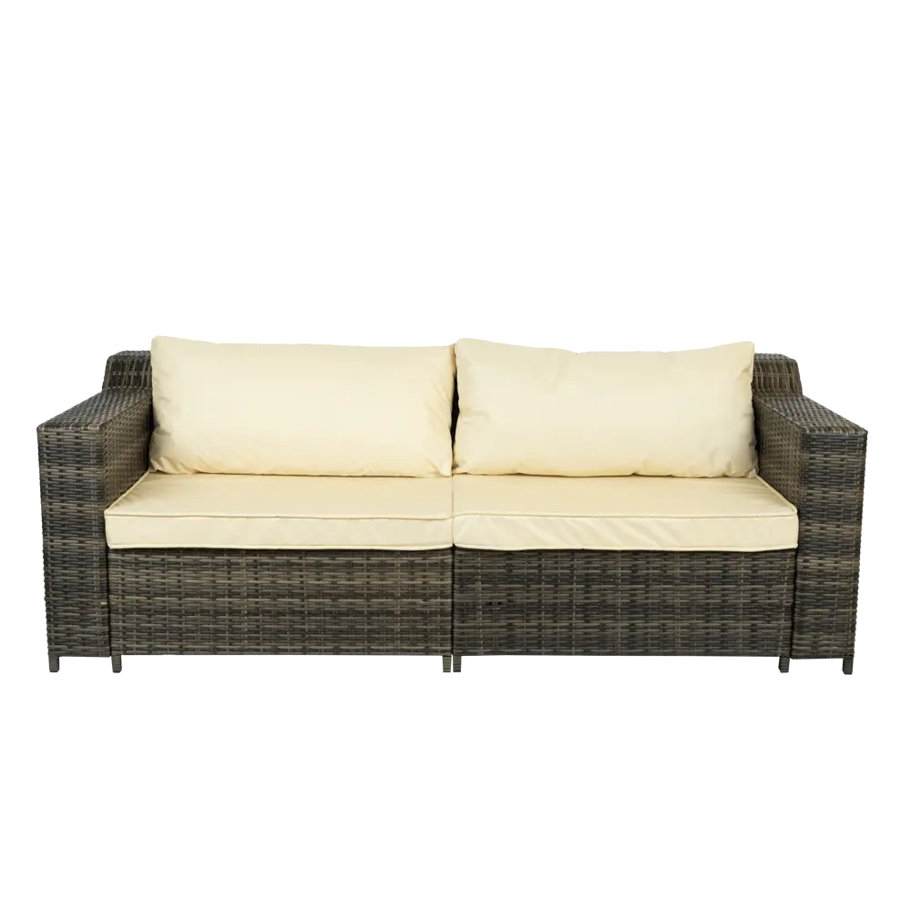 Диван садовый Орсон 212x90x80 см ротанг коричневый 89368283 STLM-2074869 Santreyd отсутствует