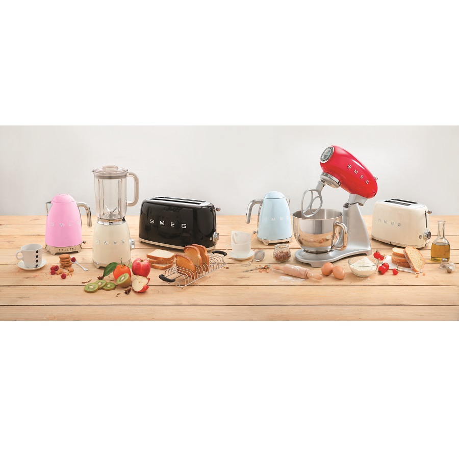 Тостер Smeg на 4 ломтика, зеленый TSF02PGEU - Вид №1