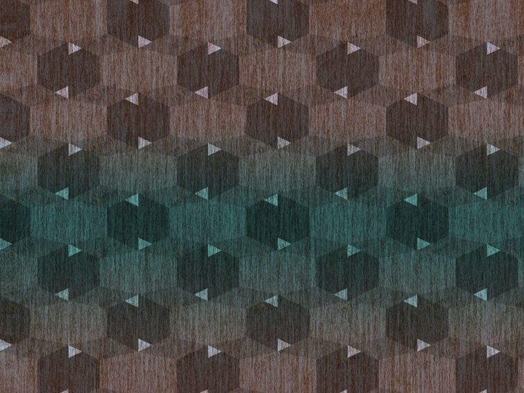 Wall&decò Виниловые обои с геометрическим рисунком Contemporary wallpaper 2014 sun-id-1427399