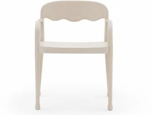 Billiani Кресло из дерева с подлокотниками Frisée 252