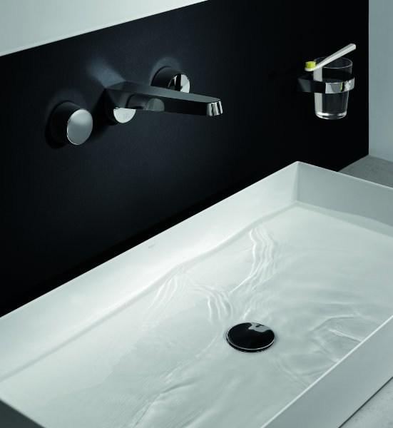 Смеситель для умывальника настенный на 3 отверстия Selv 36 707 840 Santreyd - Вид №1