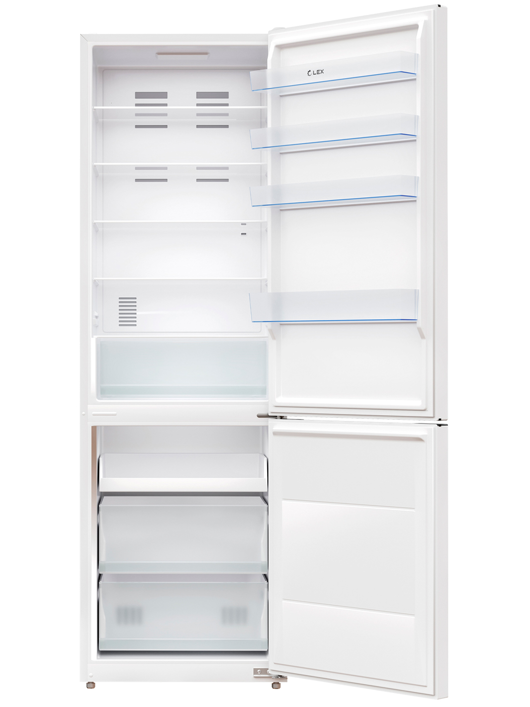9172545 Холодильник с морозильником   LEX LKB201WIDMax белый STDN-0048494 - Вид №1