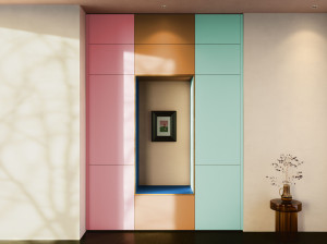 Секционный шкаф из ламината