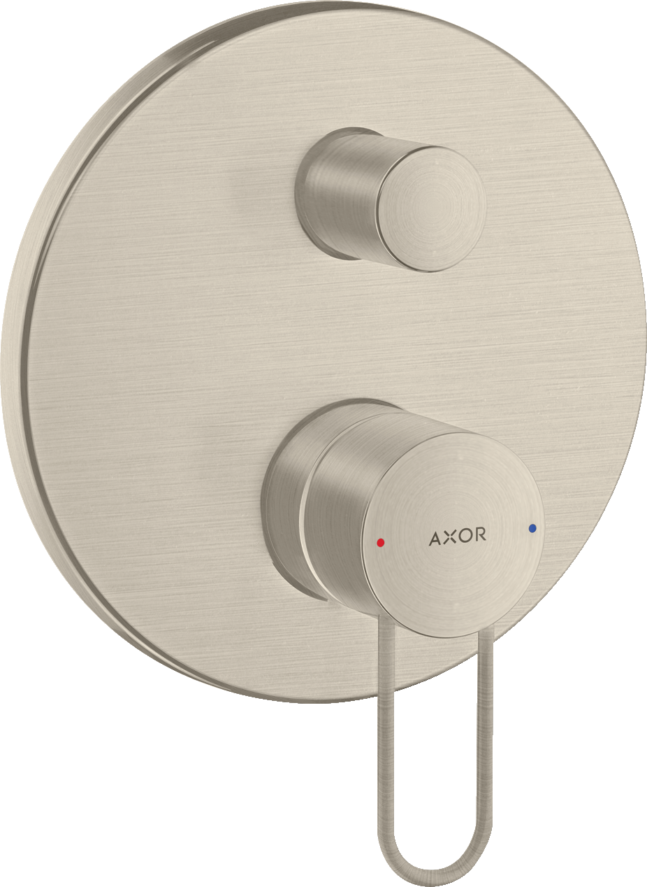 38428820 Смеситель для ванны, однорычажный, скрытого монтажа, с петлевой ручкой и встроенной защитной комбинацией согласно EN1717 AXOR UNO