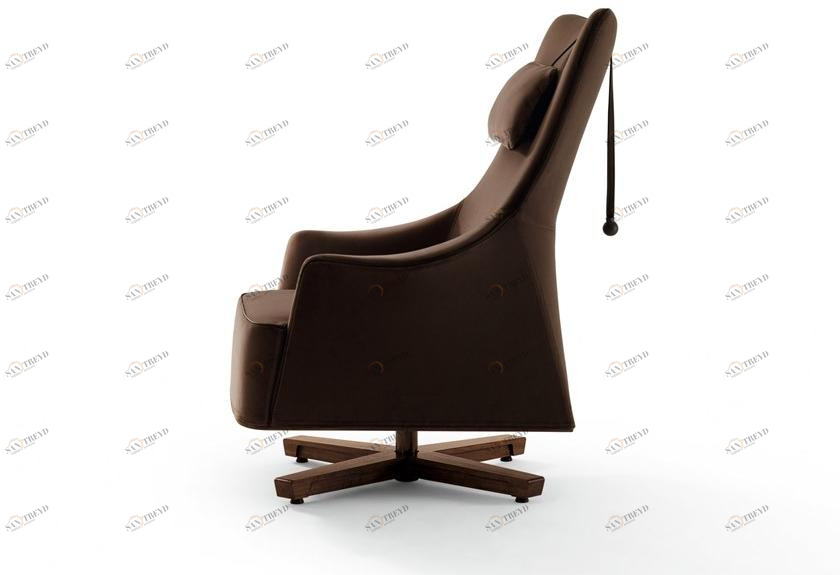 Giorgetti Вращающееся кресло Bergere с 4 спицами Mobius sun-id-1507467