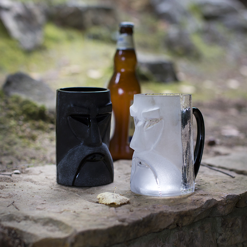 42031 Пивная кружка из чёрного хрусталя "Локи", Объём 600 мл., Высота – 140 мм. Maleras  - Вид №2