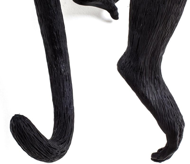 Seletti Настенный светильник из смолы The monkey lamp black sun-id-1477034 - Вид №6