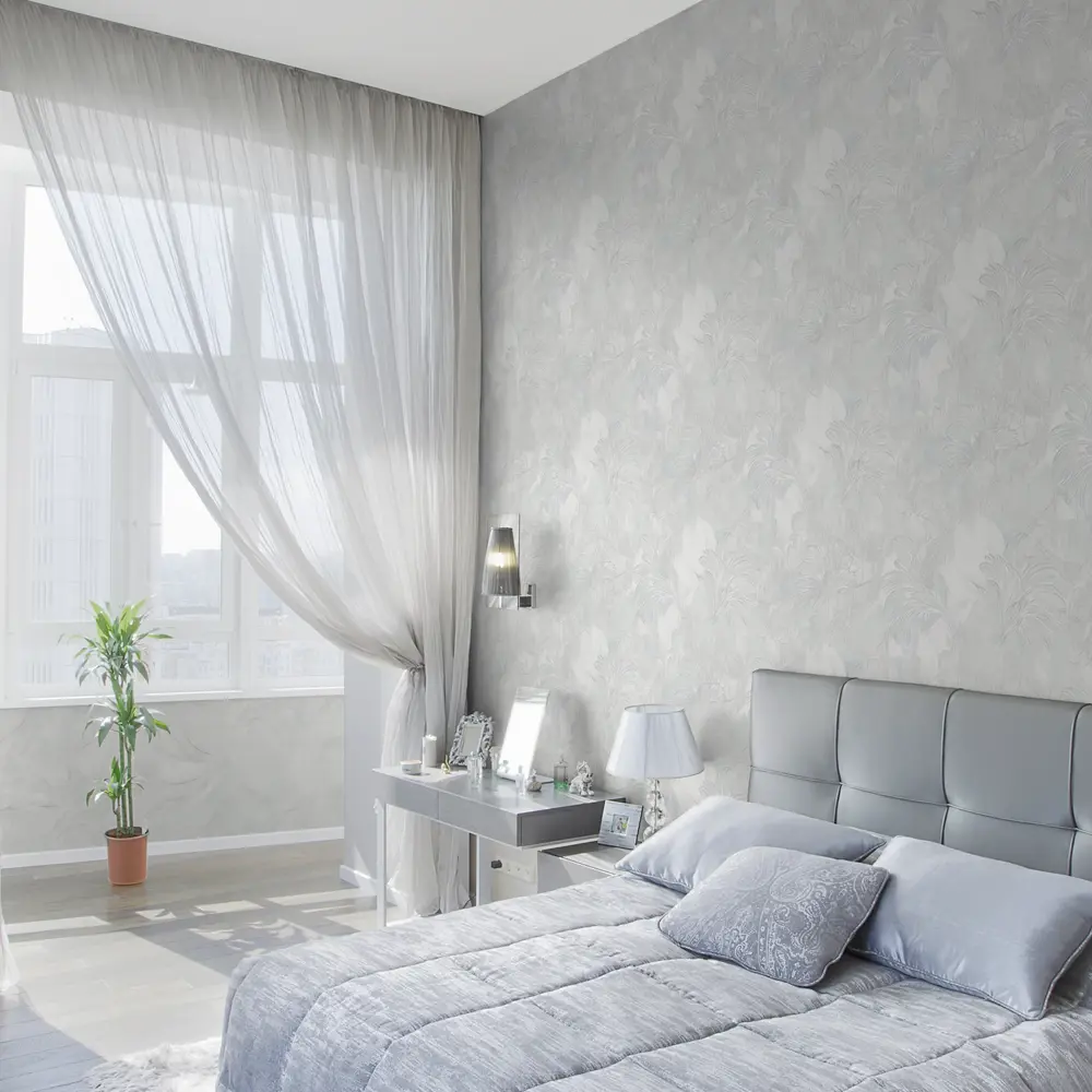 Обои Ривьера бежевые с растительным орнаментом от Московской обойной фабрики 89390789 МОСКОВСКАЯ ОБОЙНАЯ ФАБРИКА STLM-1567454 - Вид №3