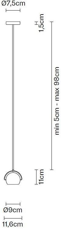 Fabbian Подвесной светильник из металла Beluga steel sun-id-1413911 - Вид №10