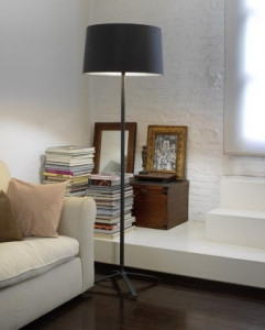 086248 Торшер черный Leds C4 Hall