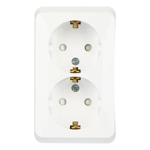 Systeme Electric Этюд - Двойная розетка с защитными шторками 11301167