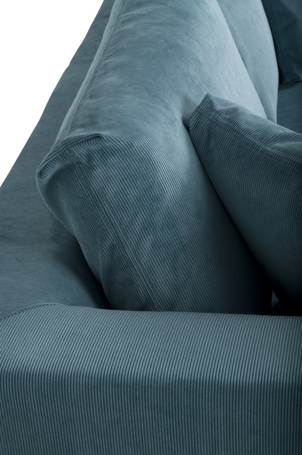 Диван Dragon Rib трехместный синий Zuiver 3200001 - Вид №15
