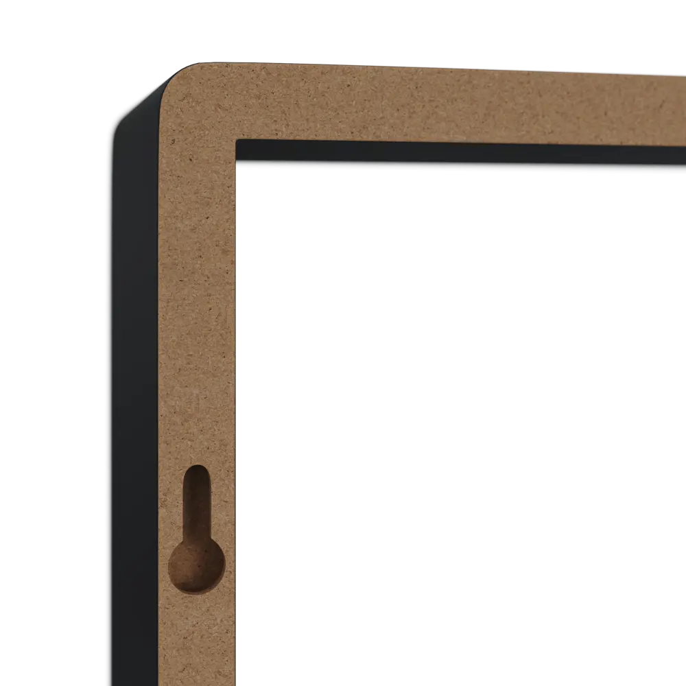 Полка настенная Spaceo 20x20 см/24x24 см/28x28 см МДФ цвет чёрный 3 шт STLM-2051960 - Вид №4