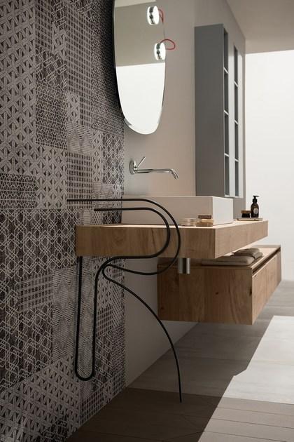 RAB Arredobagno Подвесная тумба под умывальник из дуба Soul wood 21 - Вид №2