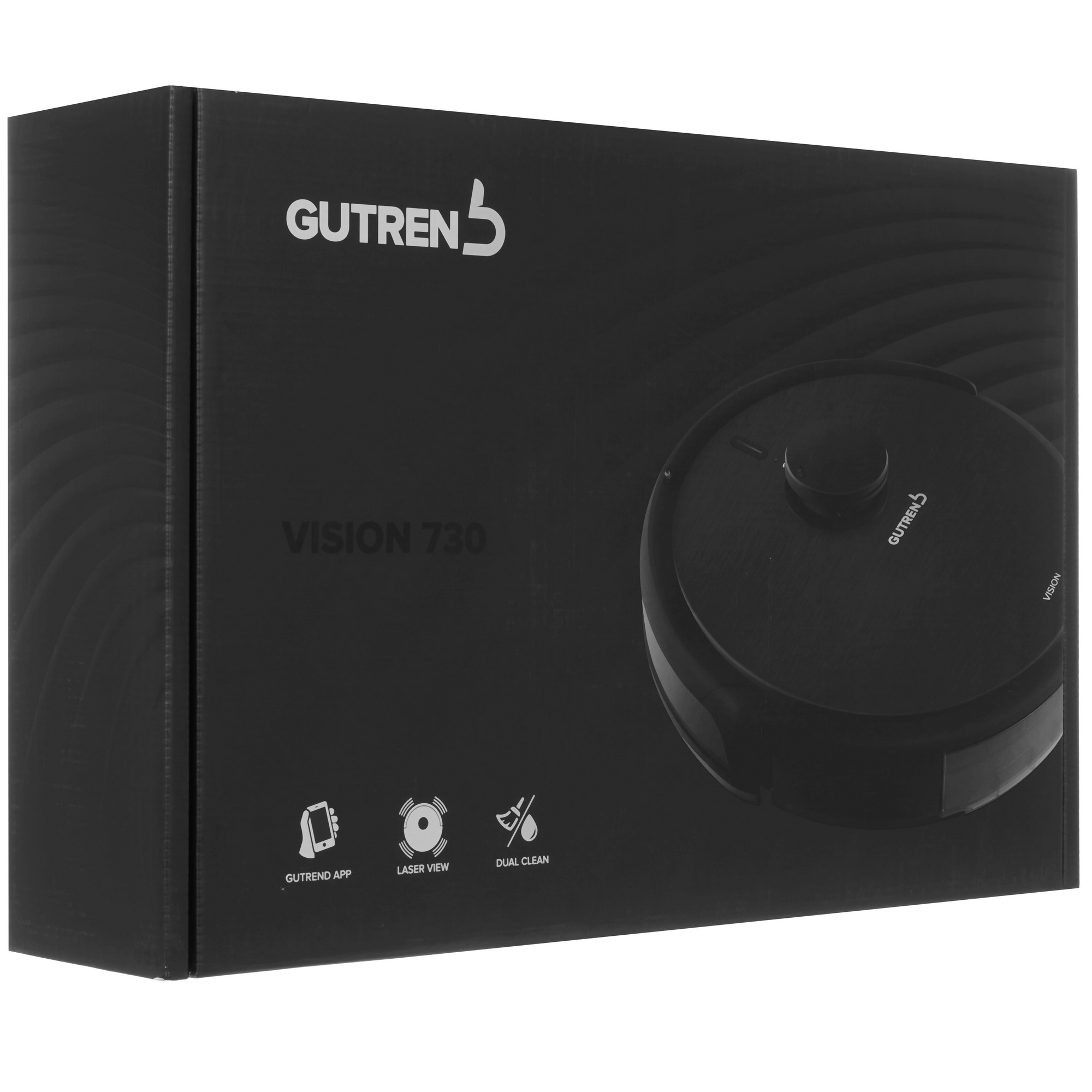 9068163 Робот-пылесос Gutrend VISION G730 черный STDN-0042777 - Вид №11