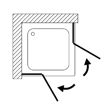 B8419LUCTR Vis Сollection душевая зона  Samo 40337 - Вид №2