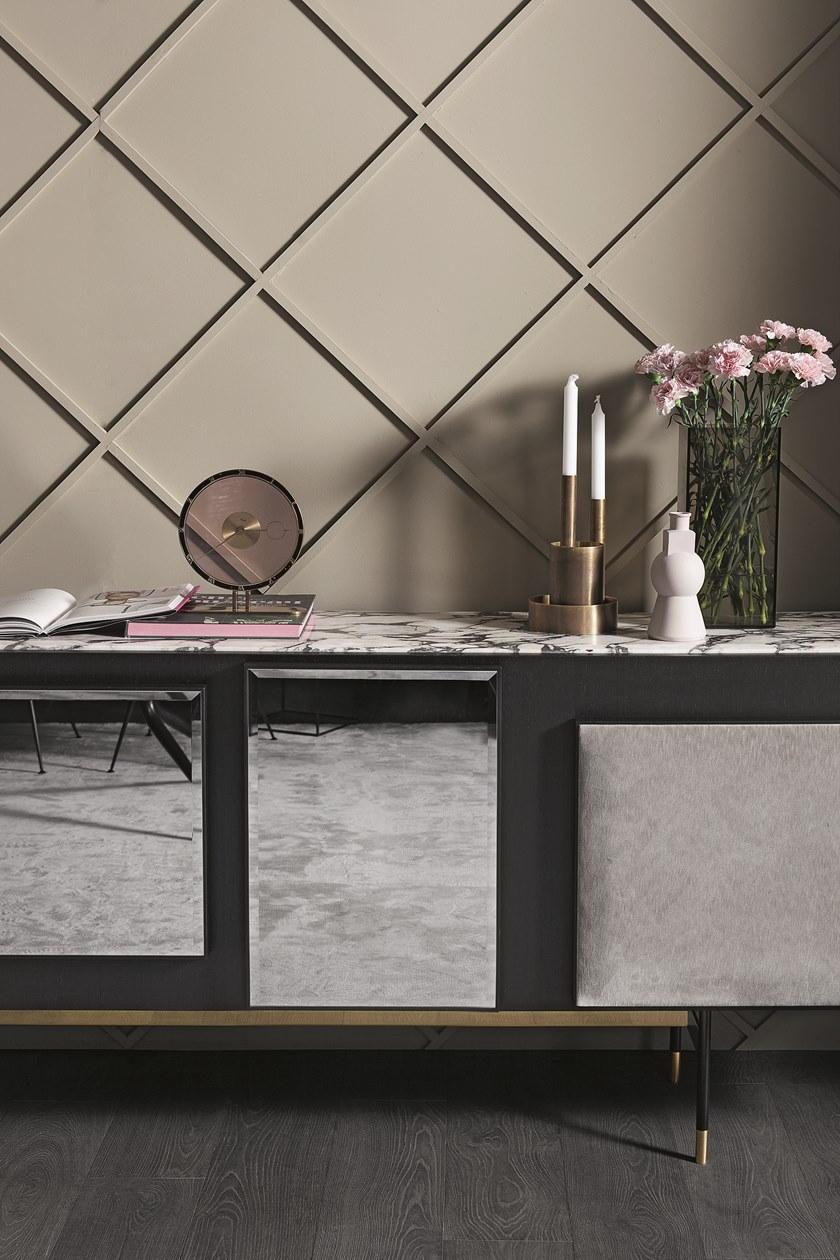 Vibieffe Комод из дуба с зеркальной дверцей 9850 secret sun-id-1486569 - Вид №2