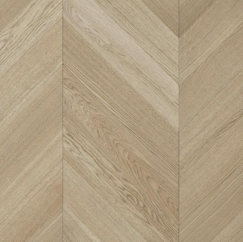 Паркет Ёлка Coswick Пастель Дуб Селект (Гладкая) 320х82,55 мм 11281247 - Вид №4