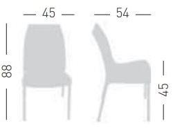 GABER Штабелируемый стул из технополимера sun-id-1383506 - Вид №7