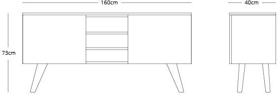 Liqui Contracts Комод с распашными дверцами Theodore sun-id-1510336 - Вид №6