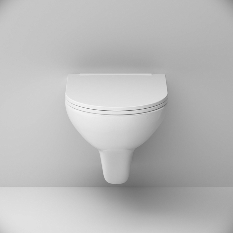 IS49051.901700 Инсталляция с клав Pro L глянц хром с подвесным унитазом FlashClean с сид м/лифт AM.PM Gem - Вид №1