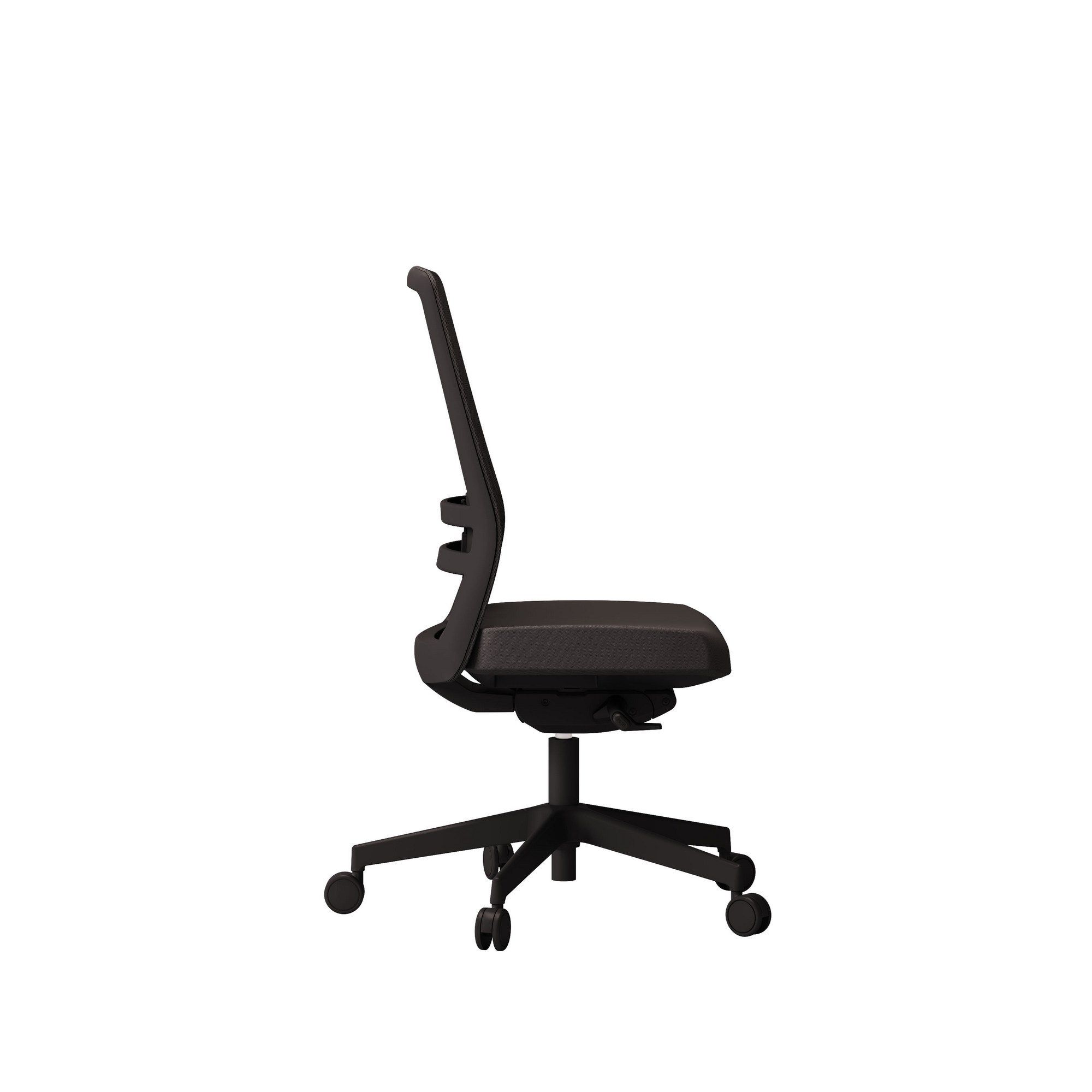 Тканевый регулируемый по высоте рабочий офисный стул с колесами Las Mobili обзор ARCH-00058003 - Вид №3