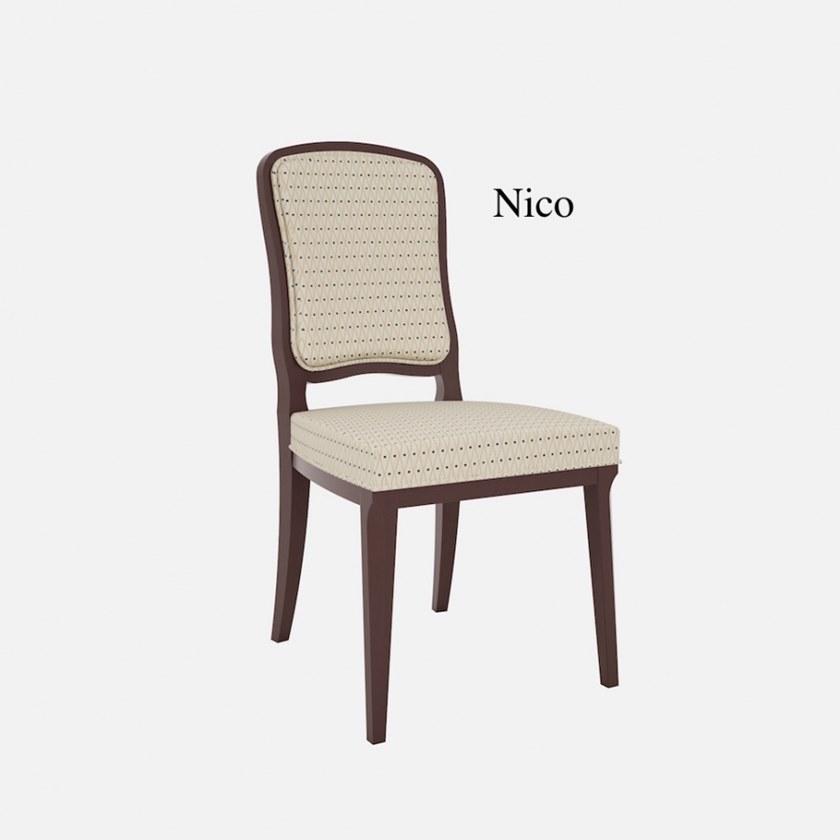 SELVA Стул из бука с обивкой  1614  - Вид №5